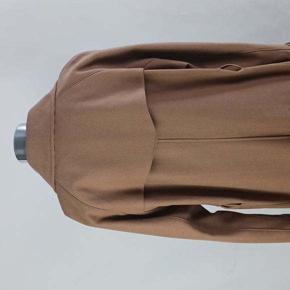 Burberry Tan Wool Trench W Belt Double-Breasted Coat. - Picture 9 of 13